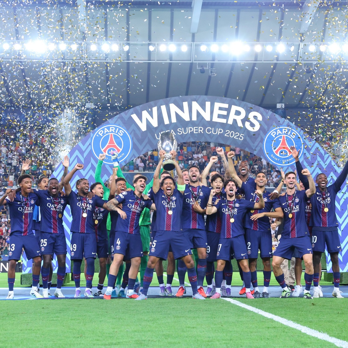 PSG Wins First Super Cup, Coach Enrique: “We Didn’t Deserve It”