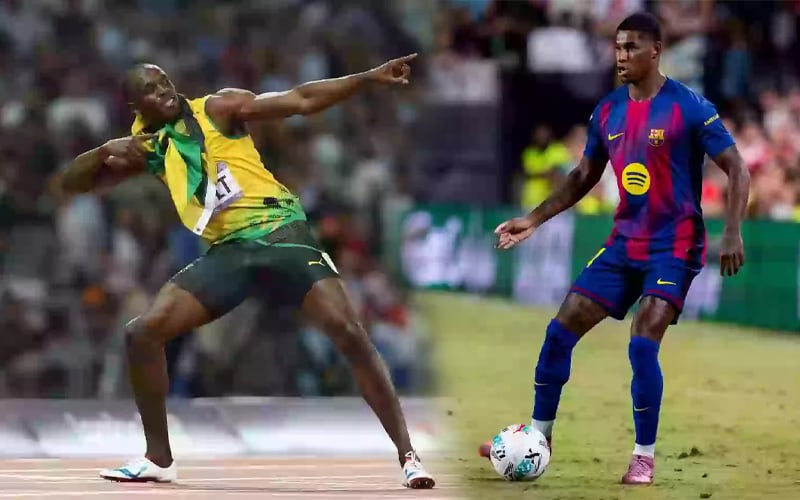 Usain Bolt Acknowledges Marcus Rashford’s Sprint Speed Over Short Distances