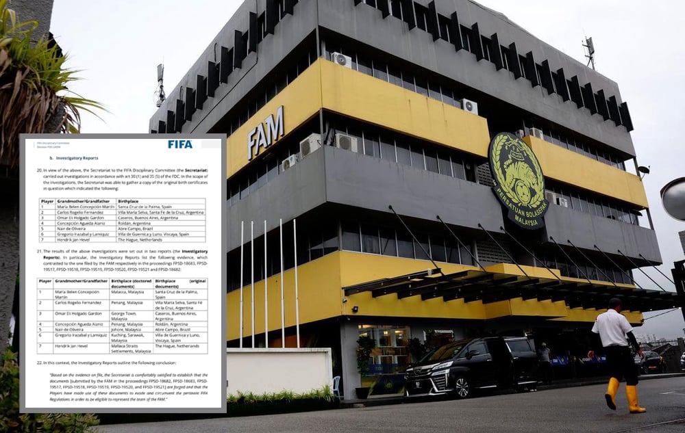 FIFA Exposes Document Fraud by Malaysian FA, Issues Major Penalties; FAM Vows Appeal