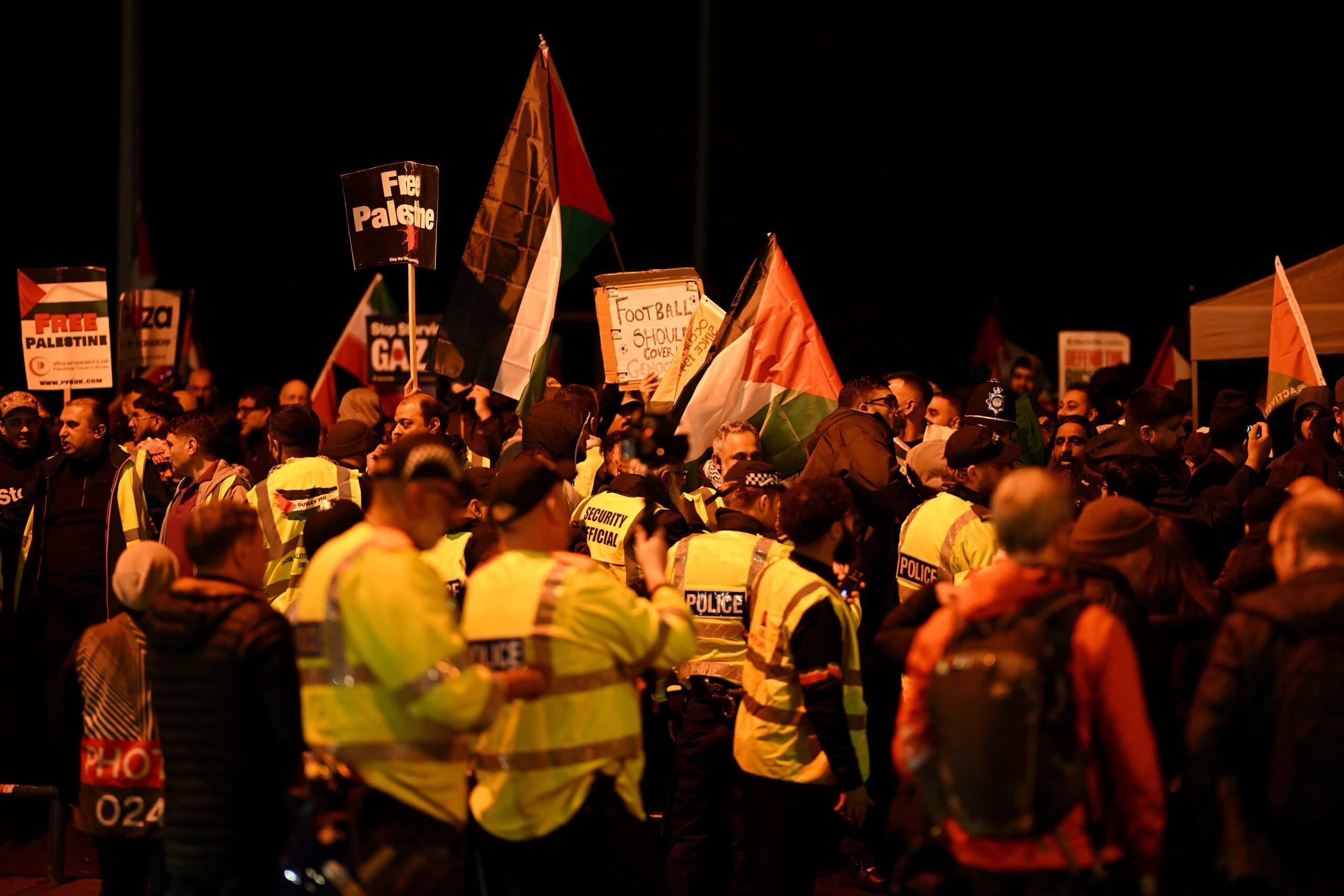 11 Arrested as Protests Erupt Ahead of Aston Villa vs. Maccabi Tel Aviv Europa League Match