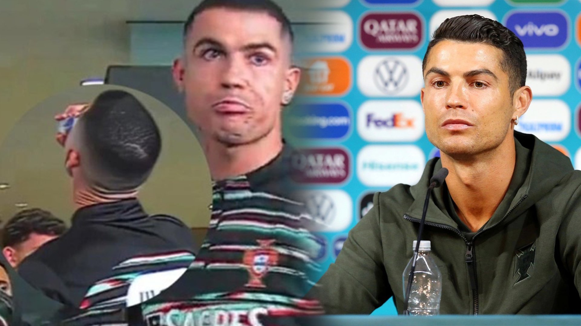 Cristiano Ronaldo Caught Drinking Soda Before Portugal’s Ireland Defeat, Rekindling Health Debate