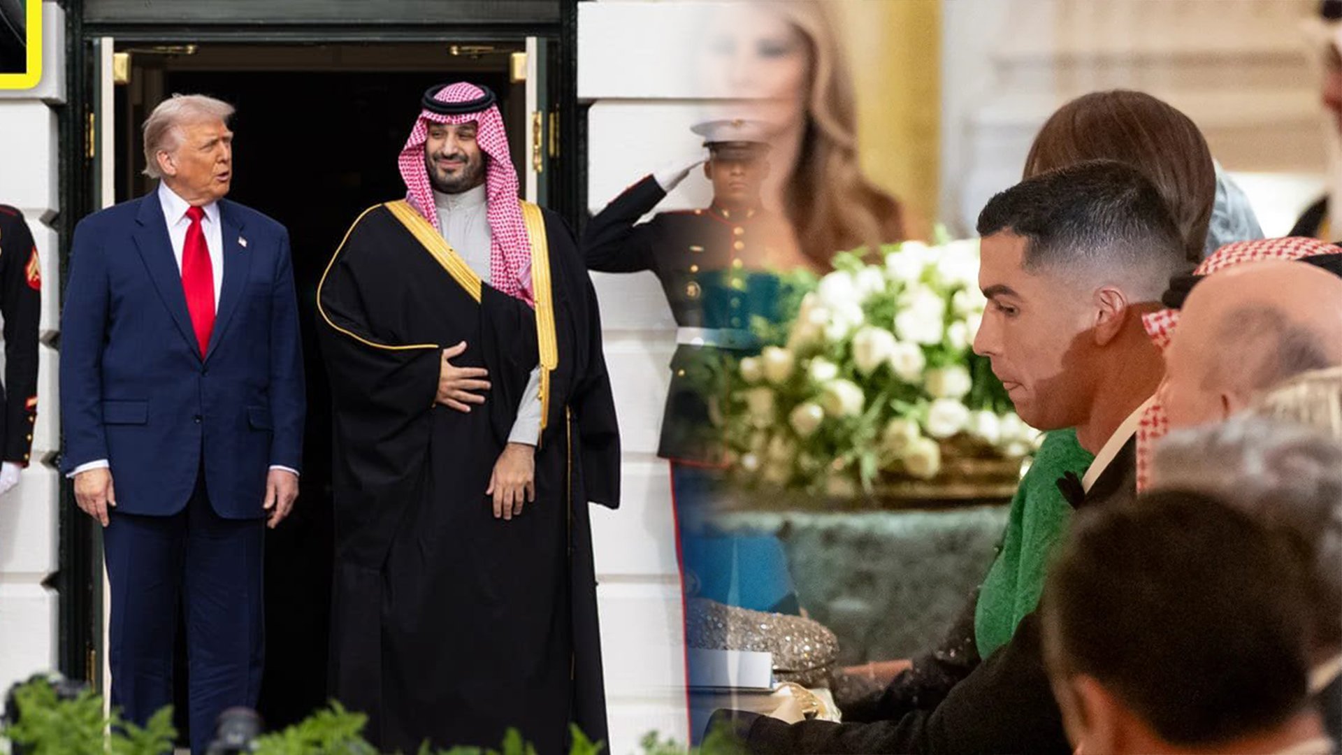 Football Icon Cristiano Ronaldo Attends White House Meeting with Donald Trump and Saudi Crown Prince