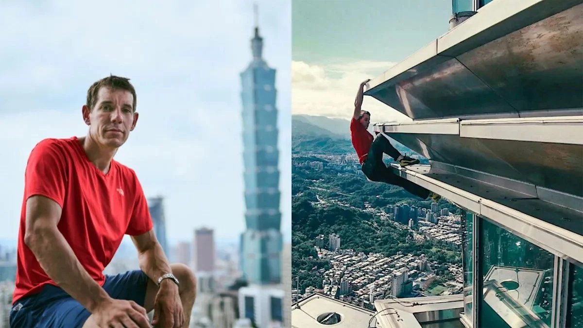 Alex Honnold Conquers Taipei 101 in Daring Free Solo Climb