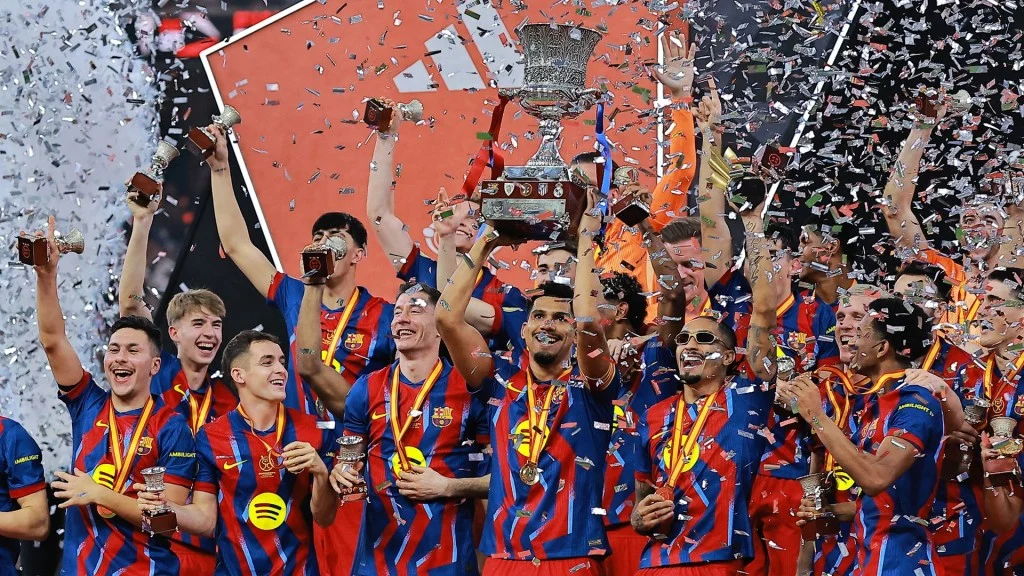Barcelona Secures Record 16th Spanish Super Cup Title with Thrilling 3-2 Victory Over Real Madrid