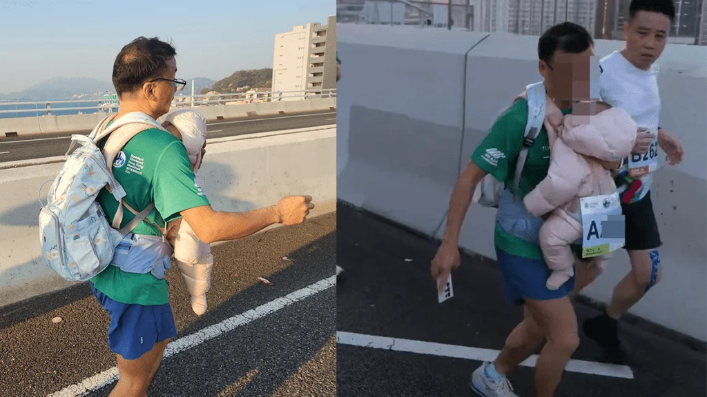 Hong Kong Marathon Runner Disqualified After Viral Video Shows Him Carrying Infant During Race