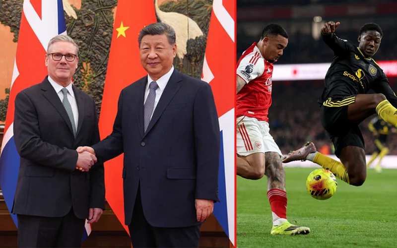 Keir Starmer Embraces Football Diplomacy, Gifts Iconic Man Utd-Arsenal Match Ball to Chinese President Xi Jinping