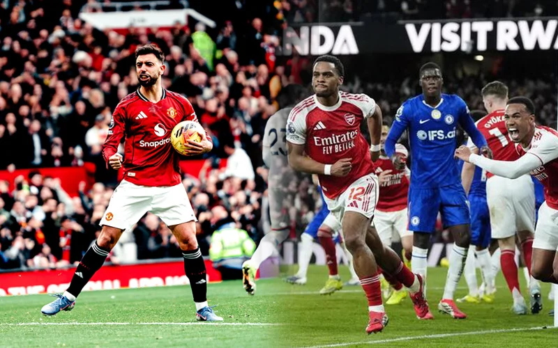 Manchester United Surge to Third Place with Impressive Seven-Game Unbeaten Run; Arsenal Solidify Top Spot in Premier League Title Chase