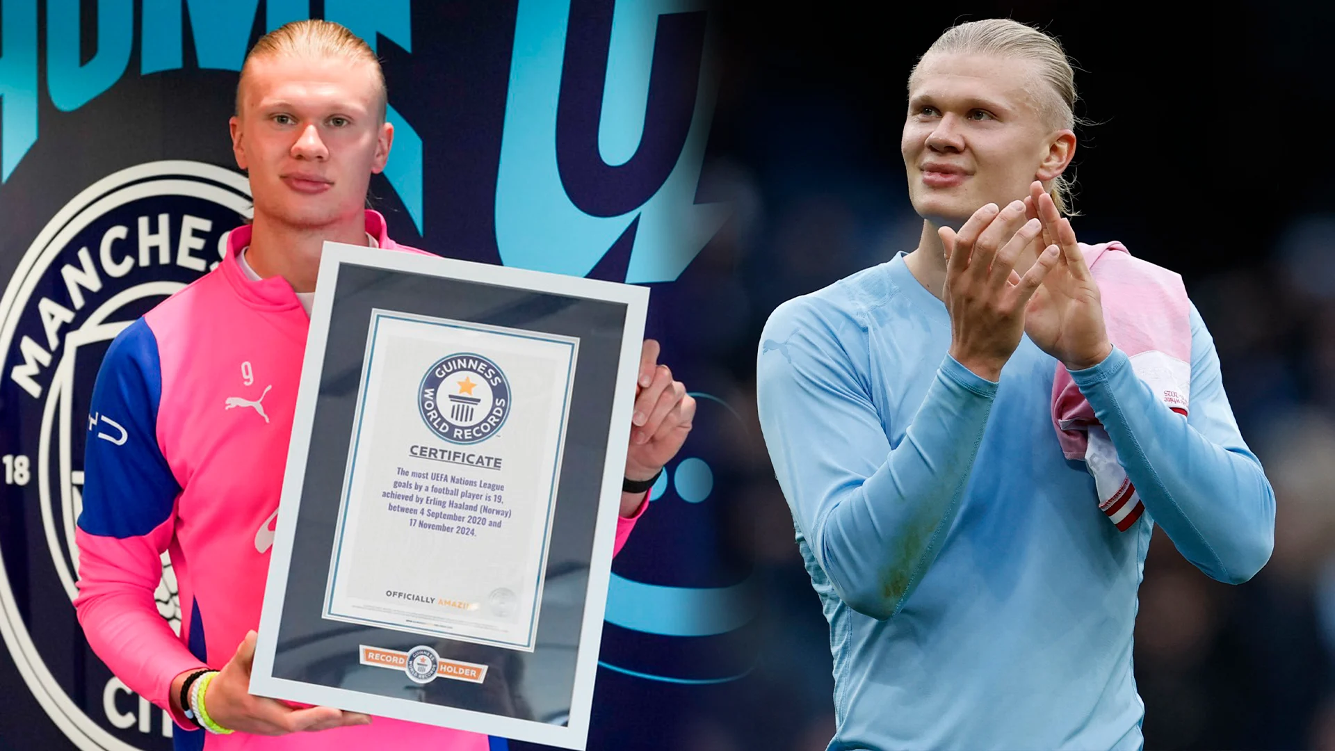 Erling Haaland Enters Record Books with Four Guinness World Titles Ahead of New Season